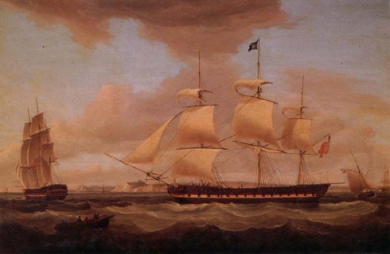 Thomas Whitcombe H.C.S Duchess of Atholl on her amaiden voyage oil painting picture